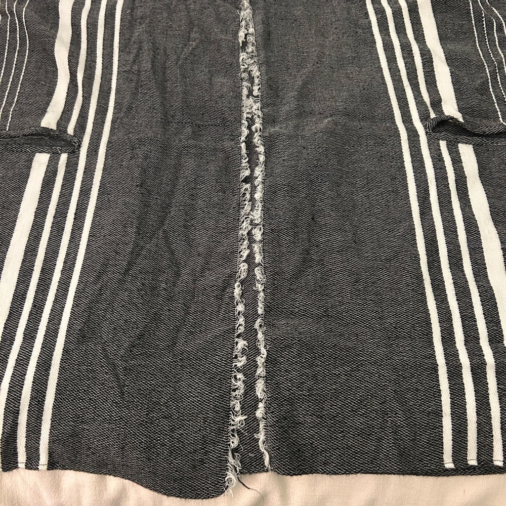 J.Crew Grey Cape-Scarf Wrap Cape with Arm Holes One Size.